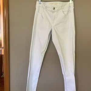 AEO White Jegging size 12, never worn
